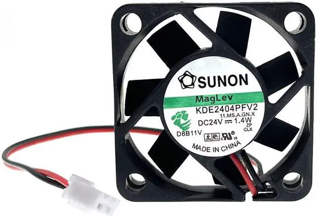 Alt view image 4 of 4 - 24V Fan KDE2404PFV2 40mm 4cm Mini Micro Cooling Fan, For SUNON 4010 1.4W 2pin High Speed Cooler