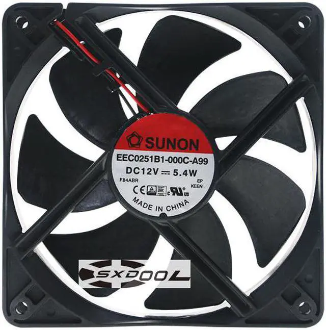 Main image of SUNON 120mm 12025  EEC0251B1-000C-A99 DC12V 5.4W 3100RPM cooling fan