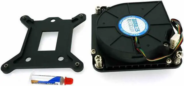 Alt view image 3 of 6 - SXDOOL PC Cooler C81H Slim CPU Cooler Turbo Blower Cooling Fan For 1U Server / HTPC Intel CPU Socket LGA1156 / LGA1155 DAYU