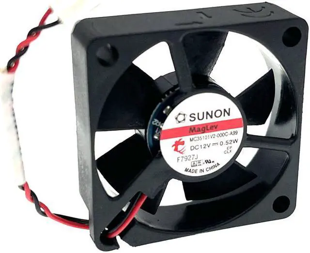 Main image of Sunon MC35101V2-000C-A99 MC35101V2-0000-A99 35mm Fan 3.5cm 12V 0.52W 7500RPM 6.5CFM 35X35X10mm Mini Micro Cooling Fan