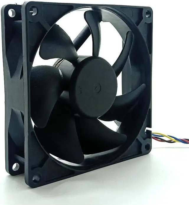 Alt view image 3 of 4 - Sunon 9225 92mm Mute Quiet PWM Computer Cooling Fan 92X92X25mm DC 12V MF92251V3-1Q03C-S9A 4-pin Temperature Control