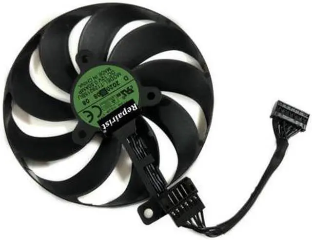 Alt view image 4 of 4 - T129215BU 7Pin GPU Cooler Graphics Card Fans For ASUS ROG STRIX RTX 2080 Ti GAMING RTX2080 RTX2080Ti Replacement(85mm)