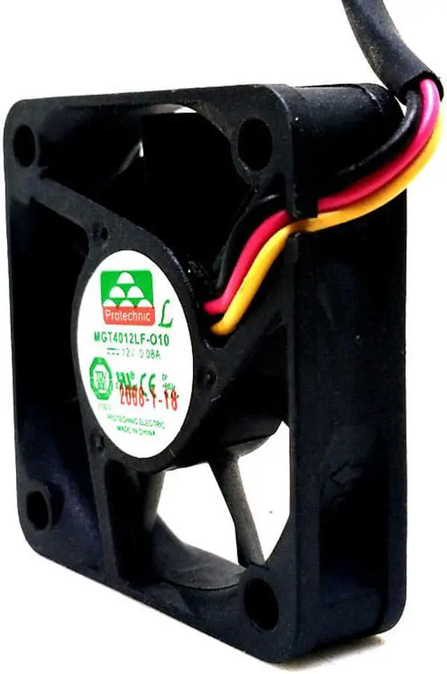 Alt view image 2 of 4 - 40mm 4010 DC 12V 0.08A MGT4012LF-O10 Mute Silent 3 line for North South Bridge CPU Chassis Cooling Fan 4cm