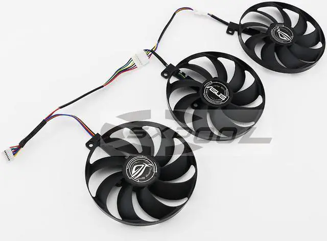 Alt view image 4 of 4 - New For ASUS ROG STRIX RTX2060 2070S/2080Ti RX5700XT graphics fan 85mm T129215SU 12V