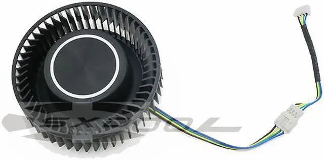 Alt view image 4 of 5 - For ASUS RTX 2060 2070 2080ti Turbo public graphics card turbo fan CF7525U12D 12V 2.2A ,Diameter: 78mm,Hole distance: 37mm