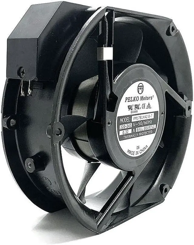 Main image of PM1751HA2 B-7 PM1751HA2B-7 220-240V 172mm 17250 AC 220V Dual Ball Bearing Industrial Cabinet Distribution Box Fume Exhaust Cooling Fan