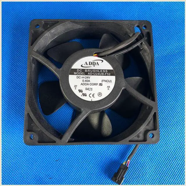 Alt view image 3 of 4 - ADDA AD1224UB-F52 DC24V 12cm 120mm for Siemens inverter 430 and 440 series 11-15-18.5-22-30kw fan