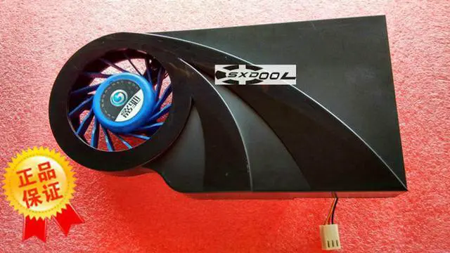 Alt view image 2 of 4 - For GALAXY 9600GT 9800GT Energy-saving enhanced graphics card cooling fan T127010SL DC12V 0.18A