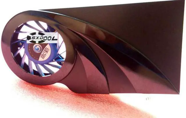 Alt view image 3 of 4 - For GALAXY 9600GT 9800GT Energy-saving enhanced graphics card cooling fan T127010SL DC12V 0.18A