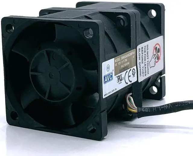 Alt view image 2 of 4 - DBKA0456B2MPFAF for AVC 4056 12V 1.75A Super Powerful High Speed Dual Motor 40mm 4cm Cooling Fan