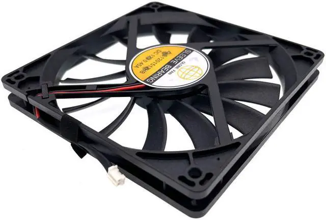 Alt view image 3 of 4 - S1201512HB 120mm 15mm Slim Computer PC Cooling Fan,120X120X15mm DC 12V Sleeve Bearing 0.42A High Speed CFM Cooler