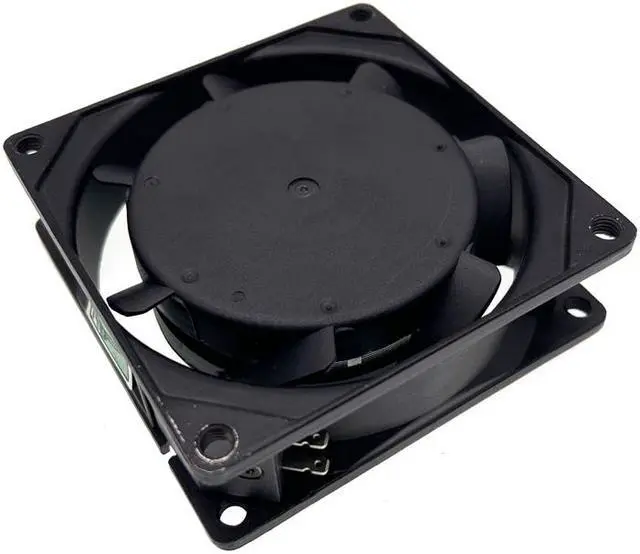 Alt view image 2 of 6 - New 80mm AC 220V 240V Computer Cooling Fan,SJ8025HA2 SanJu 80X80X25mm 8cm Dual Ball Bearing 50/60Hz Server Case Cabinets Fans