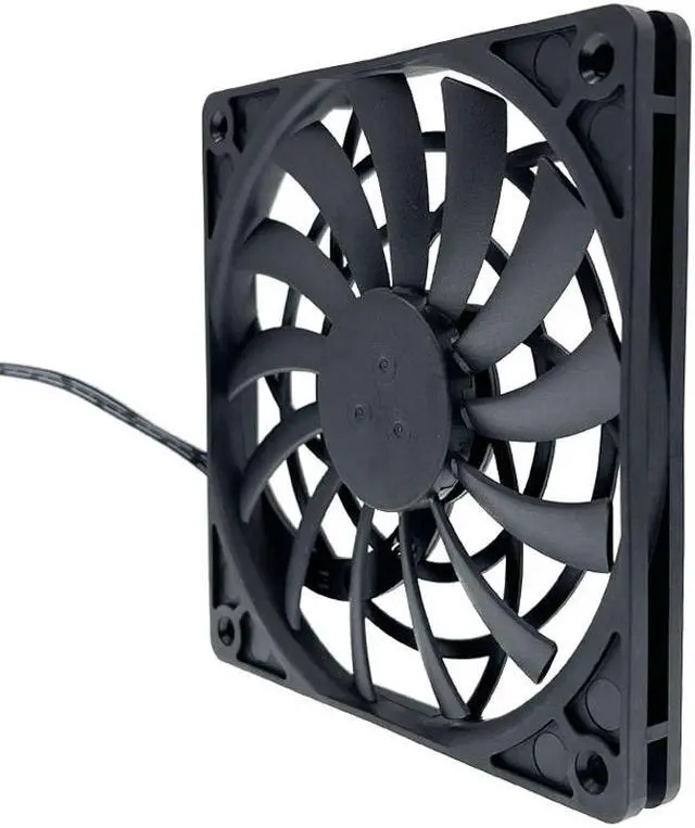 Alt view image 2 of 5 - Mute 120mm 12cm PWM Cooling Fan Slim 12mm,New 120X120X12mm DC 12V 0.20A 1400RPM Computer PC Case Chassis Cooler Quiet Low Noise