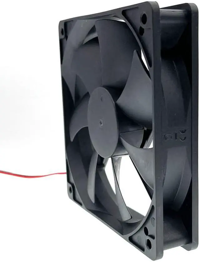 Alt view image 3 of 4 - 120mm 12cm Mute Computer PC Cooling Fan with Molex 4D plug,120X120X25mm 1700RPM 12V Ball Bearing Fan,Quiet Chassis Cooler