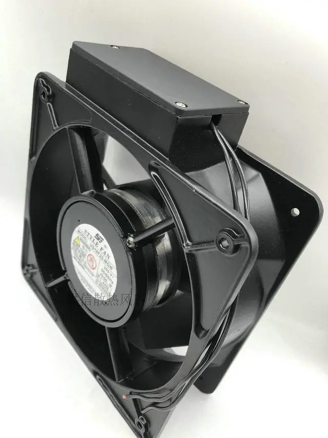 Alt view image 2 of 3 - US18F22-MGW AC220V 18CM 180mm 7&quot; AC 200V 220V 40/50W High Temperature Resistant Full Metal Cooling Fan