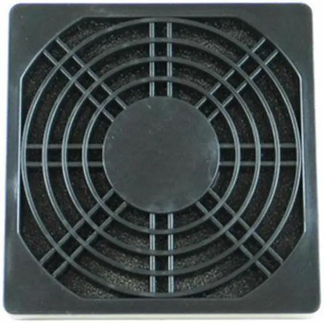 Alt view image 2 of 4 - 120mm Black Dustproof Fan Dust Filter Plastic Cover Grill Guard FGP-120