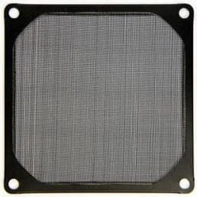 Alt view image 3 of 3 - 120mm Aluminum Mesh Fan Filter FGF-120/M/BK