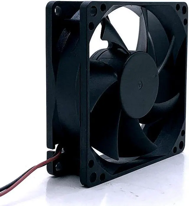 Alt view image 3 of 4 - 80mm 24V Cooling Fan EFS-08E24D DWPH 80*80*25mm DC24V 0.25A 2 wires DC Case Fan 8cm Sever Inverter Cooling Fan