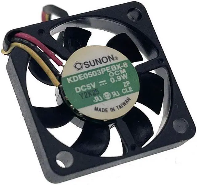 Alt view image 4 of 4 - Mute Quiet Small Micro 30mm 3cm Fan KDE0503PEBX-8 3006 30x30x6mm 5V 0.65W 0.9W Router Switch Miniature Mini Fans