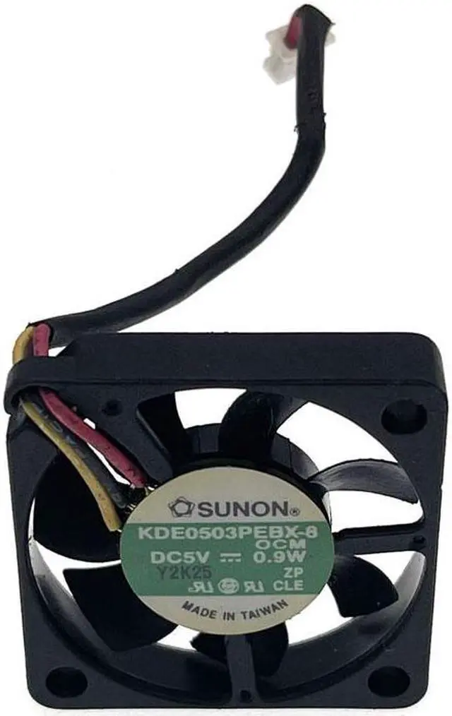 Alt view image 2 of 4 - Mute Quiet Small Micro 30mm 3cm Fan KDE0503PEBX-8 3006 30x30x6mm 5V 0.65W 0.9W Router Switch Miniature Mini Fans