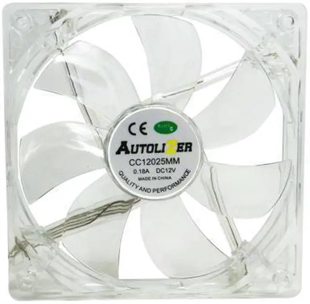 Alt view image 3 of 5 - Purple Quad 4-LED Light Neon Quite Clear 120mm PC Computer Case Cooling Fan Mod