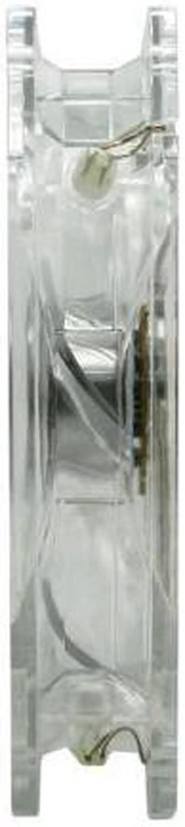 Alt view image 4 of 5 - Purple Quad 4-LED Light Neon Quite Clear 120mm PC Computer Case Cooling Fan Mod