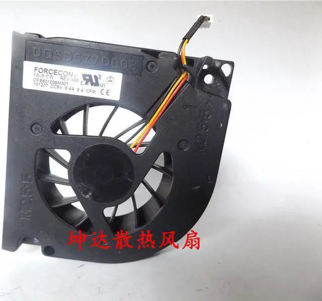 Alt view image 3 of 3 - For Dell Inspiron 1501 6000 Fan DFB601005M30T F6L9-CW DQ50577D003 F501-CW DC280000I0L fan