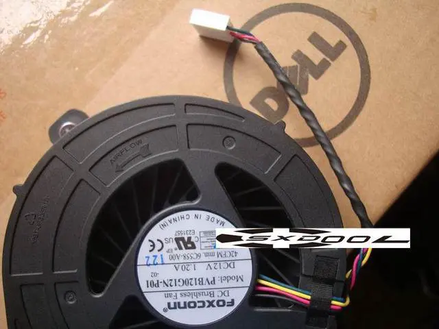 Alt view image 2 of 6 - For DELL Dell PR T3640 Desktop Fan T3650 Workstation Fan 125W 6C558 CPU Cooling Fan High Power CN-06C558 PVB120G12N -P01 BAZA1130B2UP002