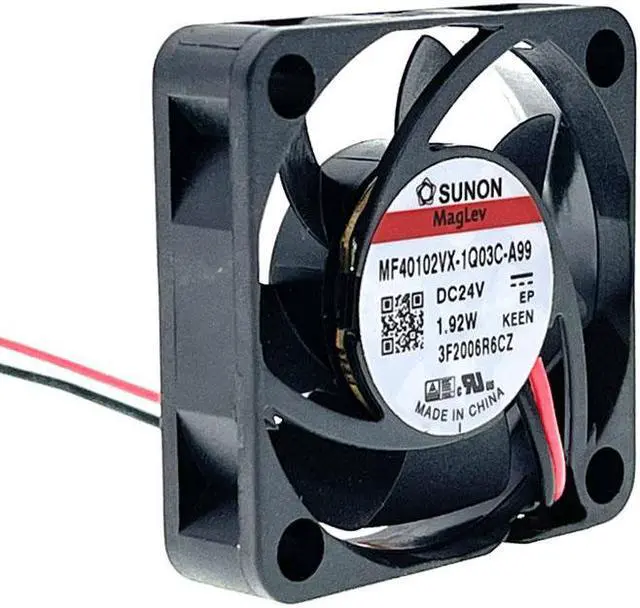 Alt view image 2 of 7 - 3D Printer 24V 40mm Fan MF40102VX-1Q03C-A99 for Sunon Magnetic Bearing 4010 Cooling for Extruder Hotend BLV Mgn Cube Ender