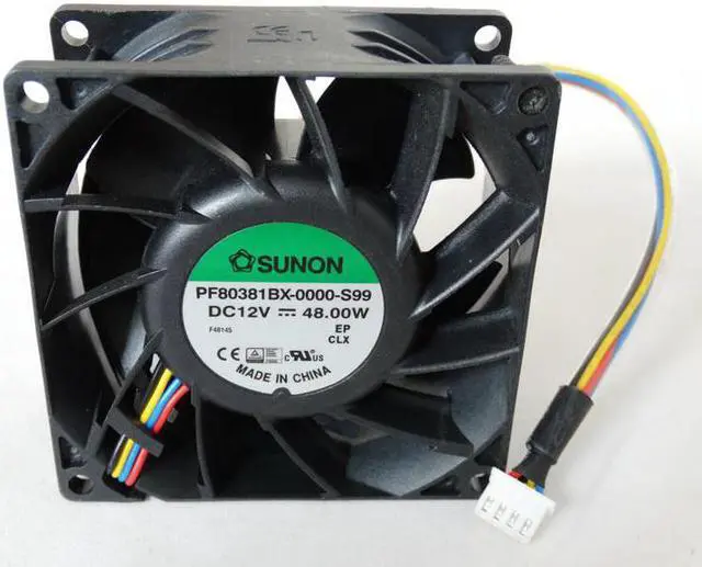 Main image of 80mm High Speed PWM Cooling Fans Original for SUNON PF80381BX-0000-S99 DC12V 4A 48W 80*80*38MM 8CM 4 Lines Cooling fan
