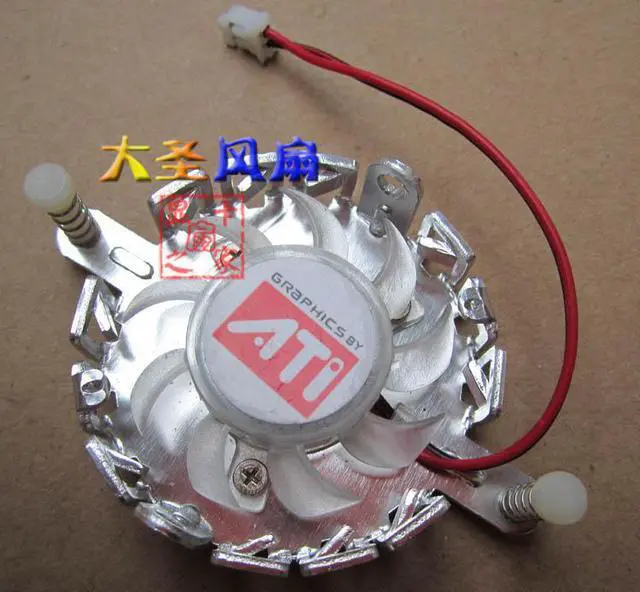 Alt view image 3 of 3 - For colorful graphics card fan ATI 4010 6.1cm hole pitch radiator fan
