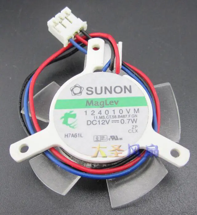 Main image of For MSI graphics card fan SUNON 124010VM 12V 0.7W cooling fan