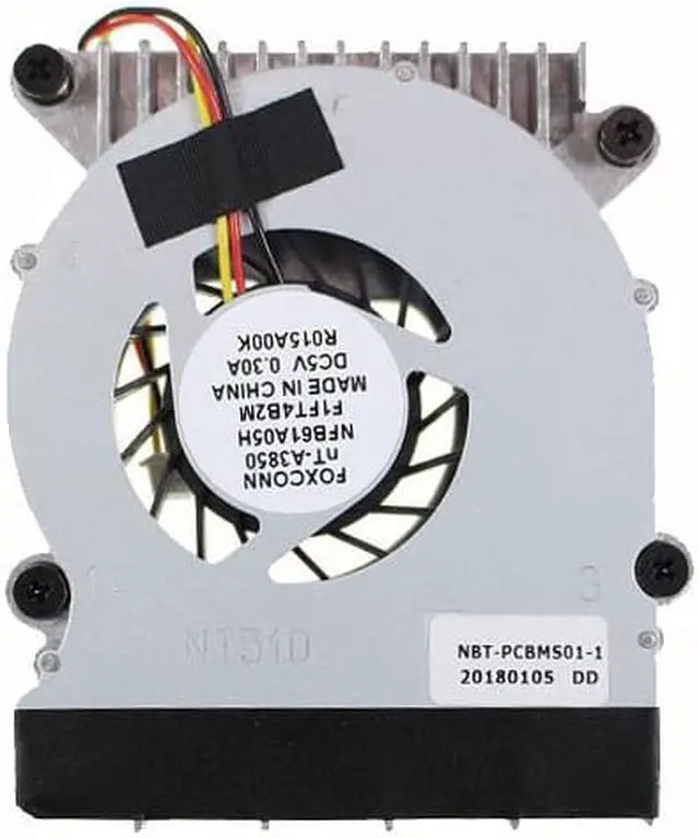 Alt view image 3 of 4 - New original For Haier Yunyue mini2 CPU fan radiator NT-A3850 NT510 cooling fan NBT-PCBMS01-1 NFB61A05H DC5V 0.30A R015A00K