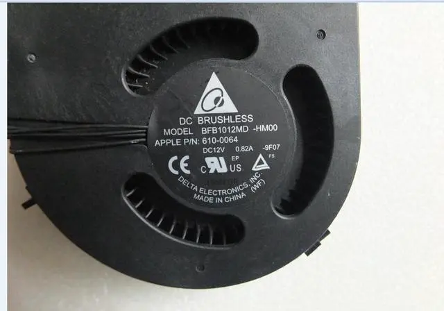 Alt view image 2 of 3 - Original Delta BFB1012MD-HM00 APPLE 610-0064 -9F0 All-in-one cooling fan For Apple 27"A1312
