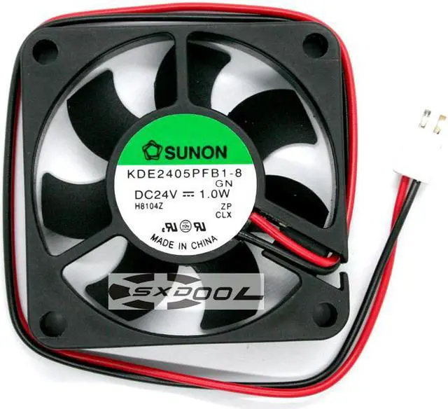 Main image of NEW SUNON KDE2405PFB1-8   5cm 5010 50*50*10mm DC24V 1.0 W 2-line 2-pin cooling fan