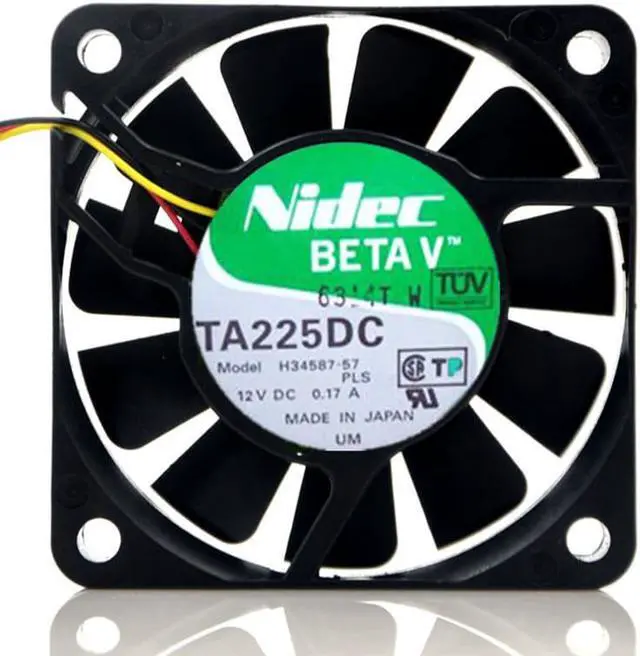 Alt view image 2 of 3 - For VS-XL21CH VS-XL50CH DLP large screen MITSUBISHI H34587-57 cooling fan 60mmx15mm