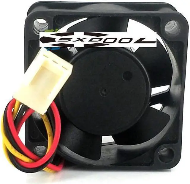 Alt view image 3 of 4 - Original Y.S.TECH FD124020EB 12V 4CM 4020 3-wire 3-pin cooling fan