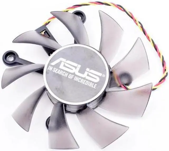 Alt view image 2 of 2 - R128015DH 12V 0.32A diameter 75mm hole pitch 43mm cooling fan for graphics card