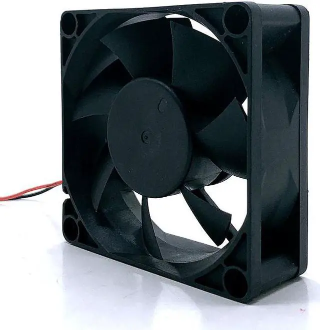 Alt view image 3 of 4 - 70mm 7cm Cooling Fan AGE07025B12H New for CROWN 7025 DC 12V 70X70X25mm Dual Ball Bearing 0.40A 4900RPM Cooler