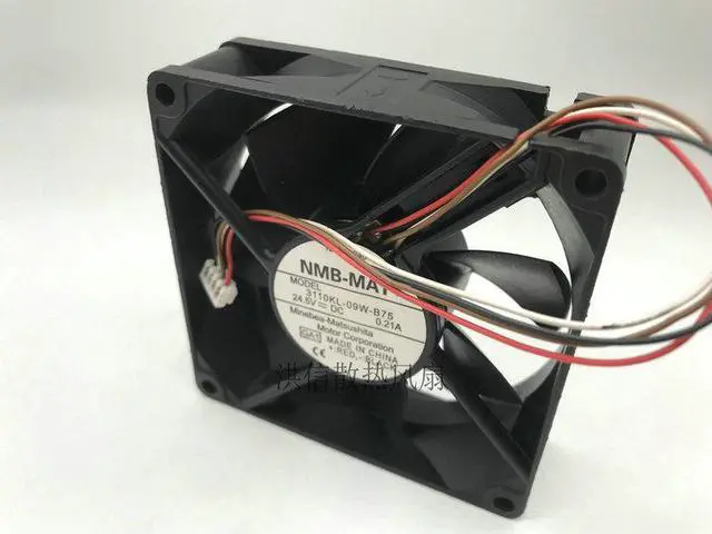 Alt view image 2 of 3 - Original NMB 3110KL-09W-B75 24.5V 0.21A 8cm 80mm 8025 80*80*25MM 4Pin Four Wire for Copy Machine Cooling Fan