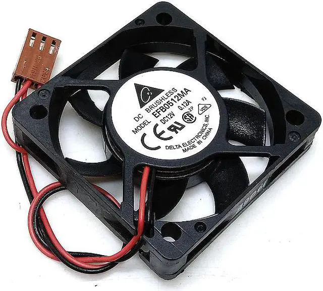 Alt view image 4 of 4 - 50mm 12V Cooling Fan,For DELTA EFB0512MA DC 12V 0.12A 50X50X10mm Server Slim Ball Bearing Cooling Fans
