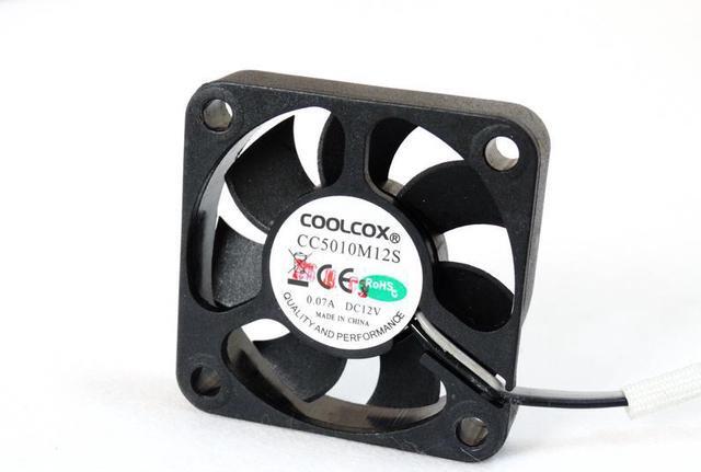 Main image of Mute 50mm 5cm Cooling Fan, for COOLCOX CC5010M12S DC 12V 0.07A 5CM 50x50x10MM 2Line Computer Silent Small Mini Cooling Fan