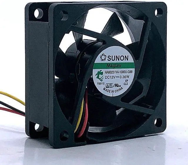 Main image of Sunon HA60251V4-1000U-G99 60mm 6025 60X60X25mm 12V 0.36W Maglev Low Power Mute Silent Low Noise Cooling Fan