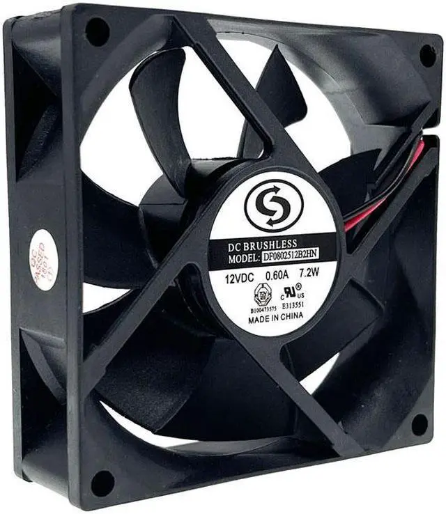 Main image of DF0802512B2HN For Ant S9 S7 Shenma Ebang E12+ 8025 80mm 0.60A 7.2W 12V high speed power converter cooling fan
