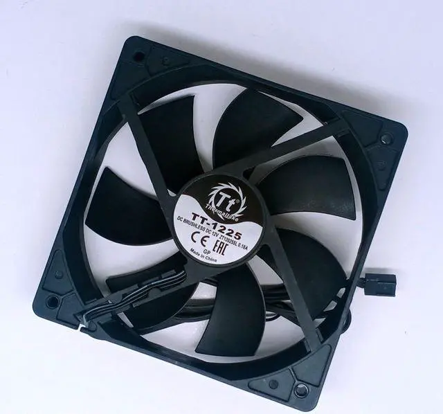 Alt view image 4 of 4 - for Thermaltake tt-1225 12cm Desktop Computer CPU Water Cooled Matte Fan Ultra Silent 3-pin 3P Mute Quiet Case Cooling Fans