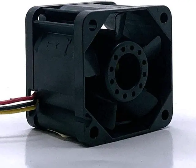 Alt view image 3 of 5 - 109P0412J3063 40mm High Speed Cooling Fan 4028 for Sanyo 4cm DC 12V 3-wire Speed CPU Server Switch Power Fan