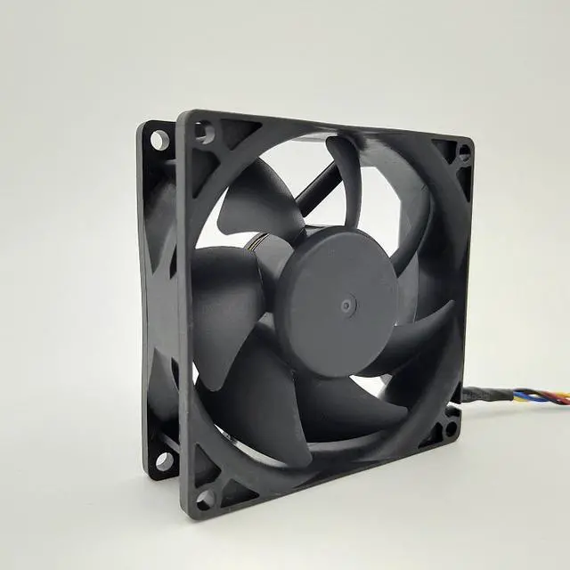 Alt view image 3 of 5 - 80mm Mute Pwm Cpu PC Cooling Fan,Sunon MF80251V3-1Q03C-S9A 80X80X25mm 12V 1.01W 4P 4Wire Water Cool Fans Quiet Low Noise