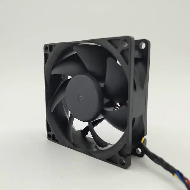 Alt view image 5 of 5 - 80mm Mute Pwm Cpu PC Cooling Fan,Sunon MF80251V3-1Q03C-S9A 80X80X25mm 12V 1.01W 4P 4Wire Water Cool Fans Quiet Low Noise