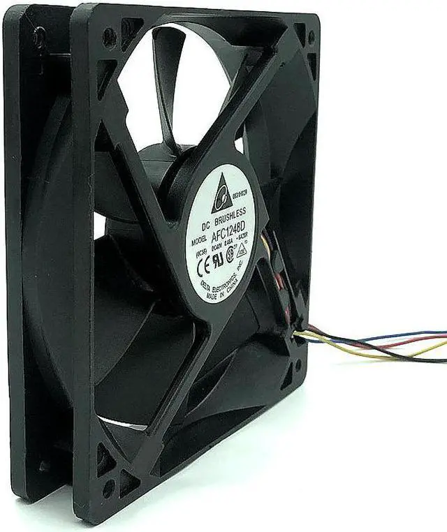 Alt view image 3 of 4 - 48V 120mm 12cm Cooling Fan,for Delta AFC1248D 120X120X25mm Dual Ball Bearing 0.48A Server Inverter Cabinets Fans