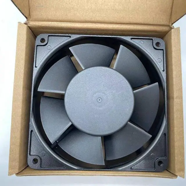 Alt view image 3 of 5 - FP-108-7 12738 AC220V 127mm 12.7cm 220V Dual Ball Bearing 127X127X38mm Industrial Case Cabinets Cooling Fan